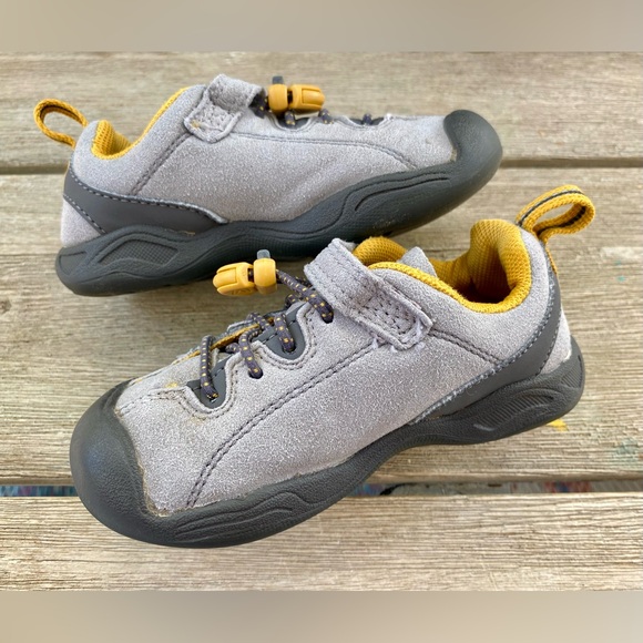 KEEN Jasper Leather Sneakers Toddler 9 - Picture 2 of 7